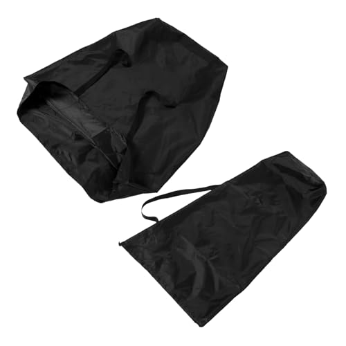 NOLITOY Große Langlebige Kinderwagen Reisetasche mit Verstärktem Boden und Kratzfestem Schmutzabweisendem Schwarzem Oxford Faltbar für Flugreisen und Gate Check mit Praktischem von NOLITOY