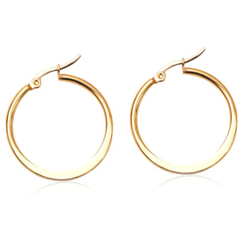 NOLITOY Große Runde Creolen Ohrringe Damen Modisch Nickelfrei Langlebig Vielseitig für Party Festival Alltag NOLITOY Große Runde Creolen Ohrringe Damen Modisch Nickelfrei Langlebig Vielseitig für Party Festival Alltag von NOLITOY