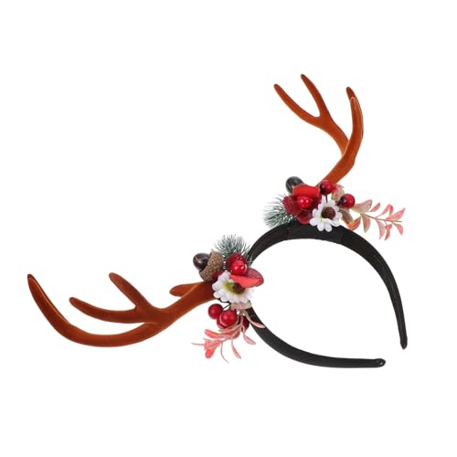 NOLITOY 1stück Weihnachtsgeweih Haarband Für Damen Stilvolles Accessoire Für Weihnachtsfeiern Festliche Haarschmuck Dekoration Für Fotos Und Kostüme Kreativ Und Langlebig von NOLITOY