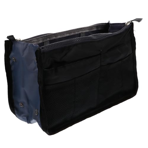 NOLITOY Großer Reise Aufbewahrungsbeutel mit Hoher Kapazität Faltbarer Handtaschen Organizer Innenfutter Leicht Atmungsaktiv Multi Pocket Tasche für Schmuck Kosmetik Brillen Alltag von NOLITOY