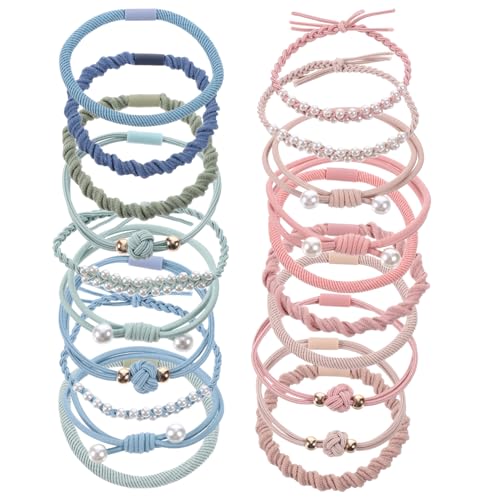 NOLITOY Haarbänder Mit Perlen Set Elastische Haargummis Für Damen Und Mädchen Vielseitig Einsetzbar Als Haarschmuck Oder Armband Für Verschiedene Frisuren Und Anlässe NOLITOY Haarbänder Mit Perlen Set Elastische Haargummis Für Damen Und Mädchen Vielseitig Einsetzbar Als Haarschmuck Oder Armband Für Verschiedene Frisuren Und Anlässe von NOLITOY