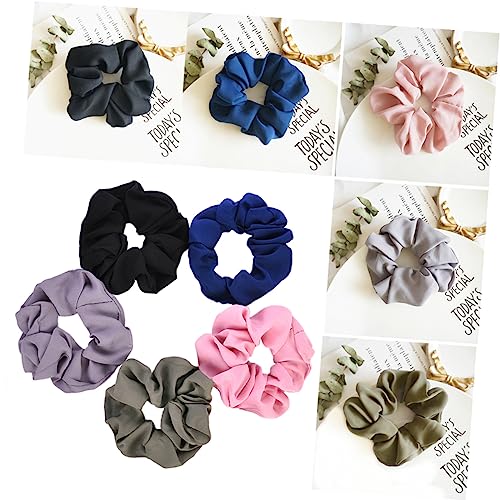 NOLITOY 5stücke Haargummis Aus Elastischem Tuch Haarseile Für Pferdeschwanzhalter Haarstyling-accessoires Vielseitig Einsetzbar Für Mädchen Und Frauen von NOLITOY