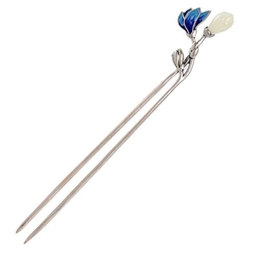NOLITOY Haarnadel Haarschmuck Haarspangen Plüsch Haarcreme Quaste Wachs Für Haarstäbchen Essstäbchen Für Haare Haarstock Wachsperlen Haarwachsstift Haargummi-stick Griffe Zubehör Legierung von NOLITOY