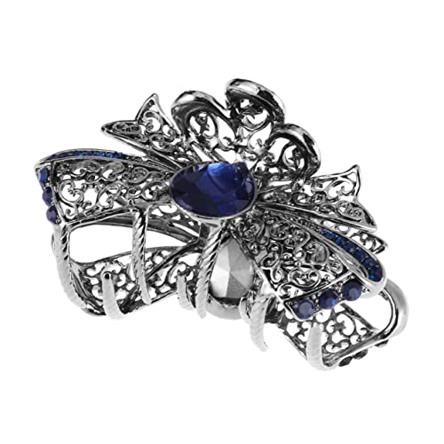 NOLITOY Haarspangen Damen Haarklammer Aus Mit Imitationskristall Rutschfester Klemme Für Dickes Haar Ideale Haaraccessoires Für Frauen Und ädchen von NOLITOY