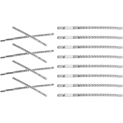 NOLITOY 12stücke Metall Haarnadeln Mit Strasssteinen X-förmige Haarspangen Haarschmuck Für Damen Mädchen Teenager Hochzeit Party Geburtstag Verabredung Bankett Alltag von NOLITOY