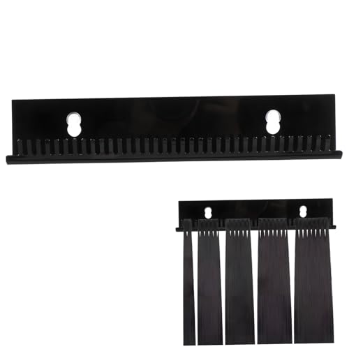 NOLITOY Haarverlängerungshalter Rack Flechten Haar Rack Acryl Haarverlängerung Organizer Wandhalterung Kleiderbügel Styling Ständer Schwarz von NOLITOY