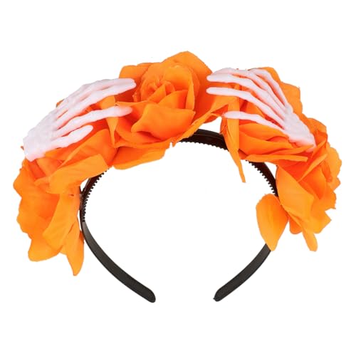 NOLITOY Halloween Haarschmuck mit Künstlichen Skelett Design Wiederverwendbares Stirnband für Damen für Kostümpartys Fotografie Requisiten Halloween Feiern von NOLITOY