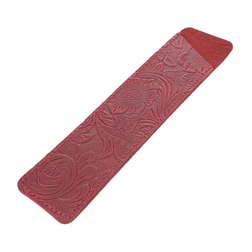 NOLITOY Handgefertigte Ledertasche für Stifte Stilvoller Praktischer Schreibwaren Etui Robustes Echtes Leder für Schule Büro von NOLITOY