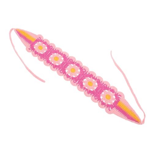 NOLITOY Handgefertigtes Damen Haarband mit Zartem Häkelmuster Verstellbares Bindeband für Sicheren Weiches Formbeständiges Gestricktes Material Dekorativer Haarschmuck für Sommer und NOLITOY Handgefertigtes Damen Haarband mit Zartem Häkelmuster Verstellbares Bindeband für Sicheren Weiches Formbeständiges Gestricktes Material Dekorativer Haarschmuck für Sommer und von NOLITOY