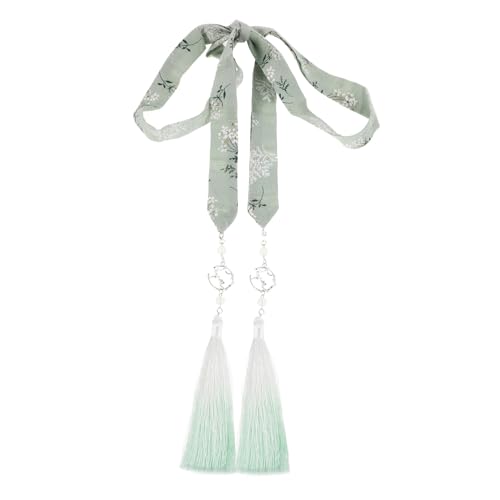 NOLITOY Hanfu Haarband mit Farbverlaufsquaste Vintage Haarschmuck aus Langlebigem Stoff Chinesisches Traditionelles Haarseil für Hanfu Cosplay und Tägliche Verwendung Handwerkskunst von NOLITOY