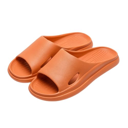 NOLITOY Hausschuhe Damen Herren Sommer Rutschfeste Badeslipper Atmungsaktiv Leicht Geruchsfrei für Drinnen und Draußen Komfortable Abriebfeste Indoor Slippers von NOLITOY