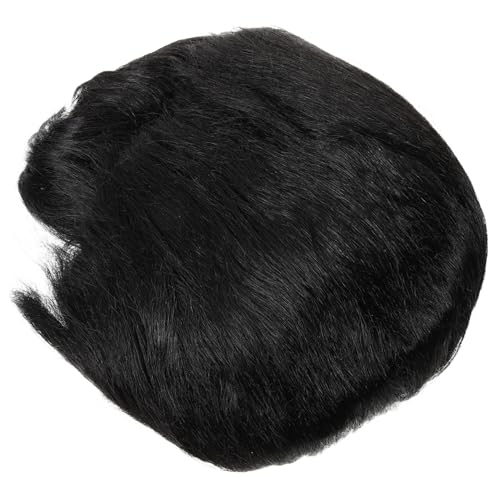 NOLITOY Herren Disco Perücke Jahre Kostüm Zubehör Schwarze Cosplay Wig für Halloween Party und Theater Lebensnahe Synthetikhaar Bequem und Wiederverwendbar für Männer von NOLITOY