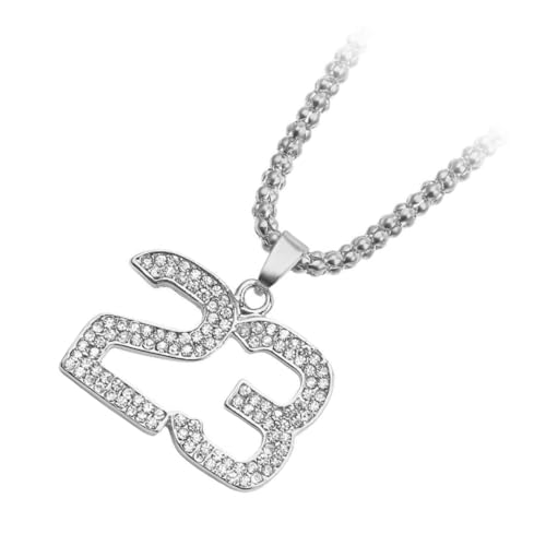 NOLITOY Herren Halskette Anhänger aus Legierung Sportliches Design Modisch Langlebig Komfortabel Schmuck für Männer und Alltag von NOLITOY