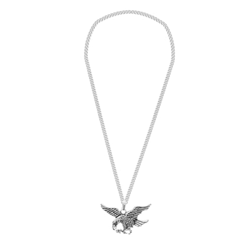 NOLITOY Herren Halskette mit Anhänger Vintage Punk Design Metalllegierung Langlebig Verblassend Modisches Schmuckstück für Alltag Party Büro und Reisen von NOLITOY