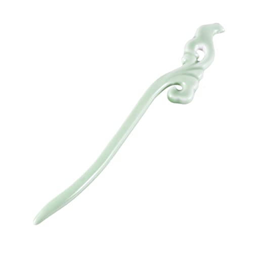 NOLITOY Keramik Haarnadel Keramik Haarstäbchen Vintage Haarnadel Porzellan-haarstab Glatte Hochsteckfrisur Haarschmuck Für Party-mädchen von NOLITOY