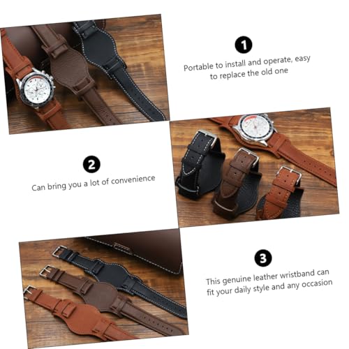 NOLITOY Klassisches aus Rindsleder Verstellbar Anti metallisch Allergisch Langlebig und Komfortabel Geeignet für Herren und Damen für Alltag und Besondere Anlässe von NOLITOY