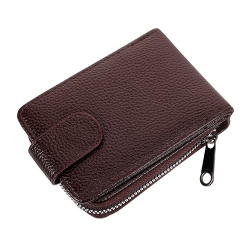NOLITOY Kompakte PU Münzfach Geldbörse Klein Portabel Kreditkartenetui Outdoor Wallet Multifunktional Praktisch für Herren und Damen Reise Alltag von NOLITOY