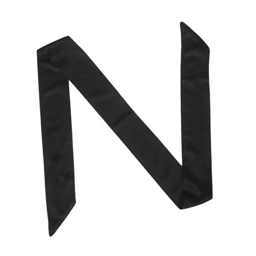 NOLITOY Kopfband Sport-stirnband Zum Binden Für Laufen Training Tennis Karate Leichtathletik Mit Schweißabsorbierung Feuchtigkeitsableitung Trocknung Schwarz von NOLITOY