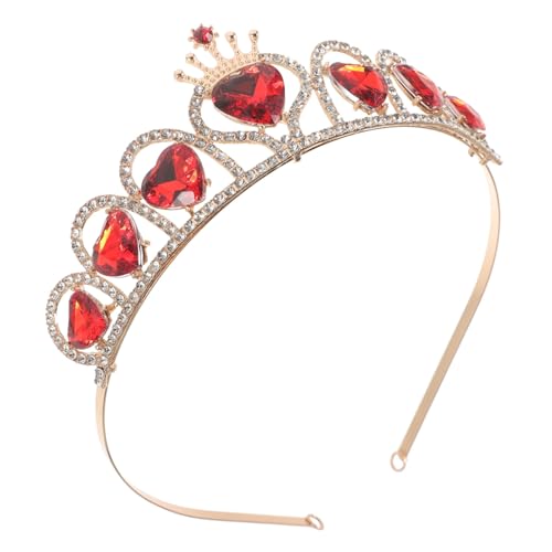 NOLITOY Kopfschmuck Braut Haarschmuck Strass Tiara Frauen Kopfbedeckung Für Hochzeit Jubiläe Kostümparty von NOLITOY