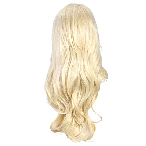 NOLITOY Lange Lockige Perücke Für Damen Hitzebeständige Synthetik-haarpracht Mit Verstellbarem Netz Für Perfekten Sitz Für Alltag Und Partys Natürliches Gefühl Schnittmöglichkeiten von NOLITOY