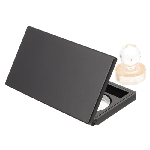 NOLITOY 1satz Leerer Lidschattenpalette Mit Spiegel Aluminium-pfannen Und Doppelseitigem Klebeband Für Diy-make-up Tragbar Und Leicht Für Kreative Kosmetikgestaltung von NOLITOY