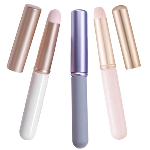 NOLITOY 3stücke Teiliges Lippenpinsel Abdeckung Präzise Lip Gloss Und Lippenstift Applikatoren Für Makelloses Make-up Für Unterwegs von NOLITOY