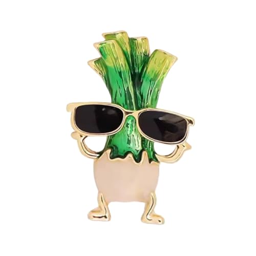 NOLITOY Lustige Gemüse Brosche Metall Anstecknadel Gemüse Reversnadel Aesthetic Pin für Damen Kleidung Hut Schal Jacke Accessoire von NOLITOY