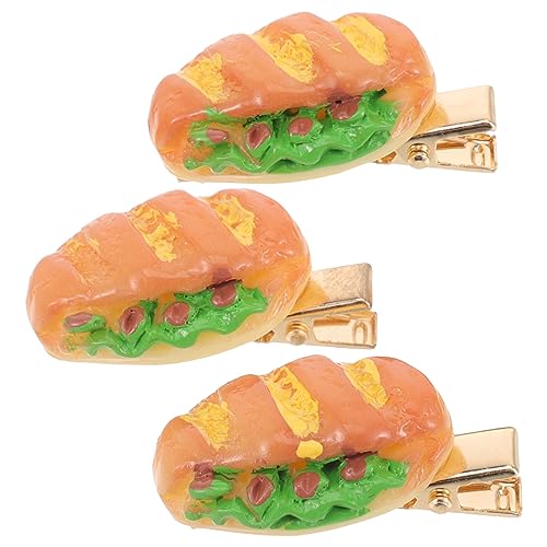 NOLITOY 3st Haarschmuck Für Mädchen -haarspange Haarspange Für Mädchen -haar-accessoires Neuheit-haarspangen Kreative Geschenk Fräulein Schmecken Seitenclip von NOLITOY