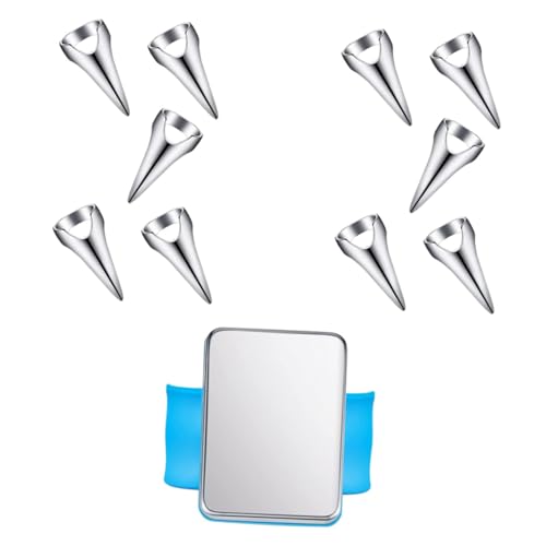 NOLITOY Magnetischer Haarteilungsring Teilig Langlebige Rostfreie Haarflecht und Segmentierungsringe Glatte Oberfläche Schont Haar und Kopfhaut Haarschmuck Zubehör für Damen und Zöpfe von NOLITOY