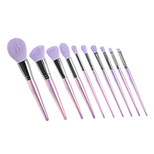 NOLITOY 10stücke Teiliges Make-up Pinselset Aus Weiche Borsten Tragbar Professionelles Schminkset Für Frauen Für Foundation Lidschatten Und Concealer Vielseitig Einsetzbar von NOLITOY
