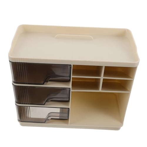 NOLITOY Make-up-aufbewahrungs-organizer Mit Schubladen Für Kosmetik Hautpflege Und Schreibwaren Platzsparendes Design Für Arbeitsplatte von NOLITOY