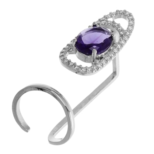NOLITOY Maniküre-nagelring Süße Ringe Knöchelringe Nägel Charme Verstellbare Ringe Für Damen Nagelringe Legierung von NOLITOY