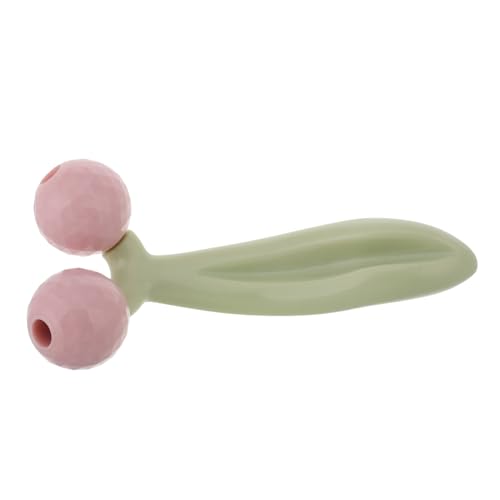NOLITOY Manuelles Gesichtsmassagegerät Augenmassagegerät Beauty-instrumentenrolle Nackenrolle Schönheitsrollen Pflegerollen Gerader Schmiernippel Rollerlager Handrollen Plastik von NOLITOY