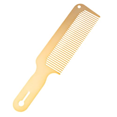 NOLITOY Metallkamm Haarschneidekamm mit Modischem Griff Professionelles Haarstyling Friseurkamm Herren für Salon und Zuhause Geeignet Vielseitiges Haarschneidewerkzeug für Gesundes von NOLITOY