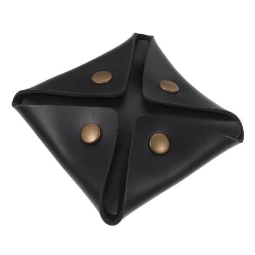 NOLITOY Mini Coin Purse aus Weichem Kunstleder Kompakte Münztasche mit Breiter Öffnung Multifunktional für Kleingeld Gefaltetem Geld Schlüssel für Schule Arbeit und Outdoor Einsatz von NOLITOY