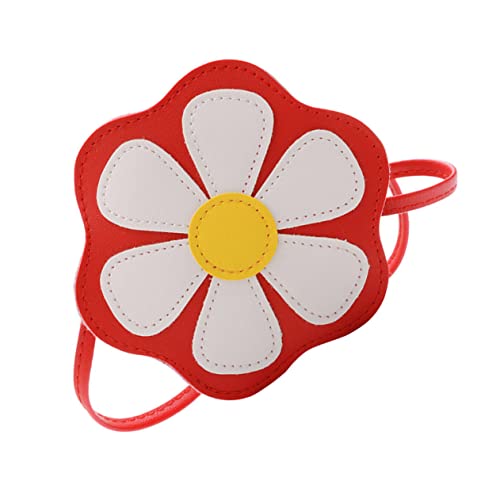 NOLITOY Mini Umhängetasche Blume PU Leicht Kleine Schultertasche für Mädchen Outdoor Reisen Münzgeldbörse Kartenfach von NOLITOY