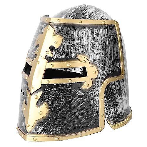 NOLITOY 1stk Krieger Helm Hut Urlaubsparty-Helm Wikingerhelm Für Erwachsene Römischer Kriegerhelm Mittelalter Helm Kinderkleidung Römischer Helm Mann PVC-Kunststoff Dekorationen Bilden von NOLITOY