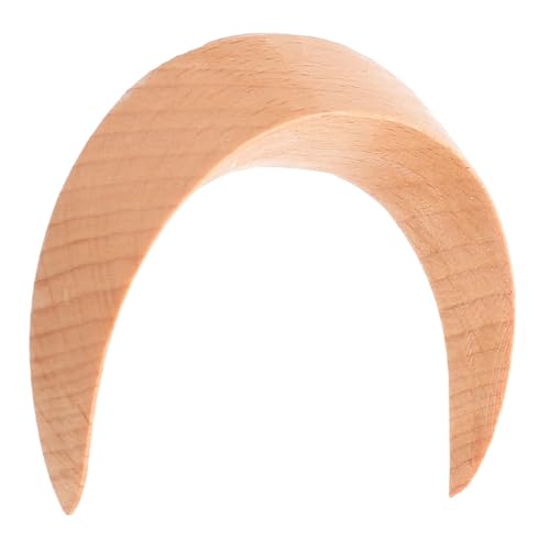 NOLITOY Haarstäbe Mondform Holz-haarnadel Styling-clips Chinesisches Haar-accessoire Nicht Schädlich Glatte Kanten von NOLITOY