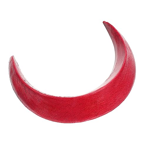 NOLITOY Mond Haarnadel Holz Haarstab Damen Haarschmuck Haar Accessoire Haardekoration Damen Haarstab Mond Design Haarstab Haar Holzstab Mond Form Haarstab Damen Kopfschmuck von NOLITOY