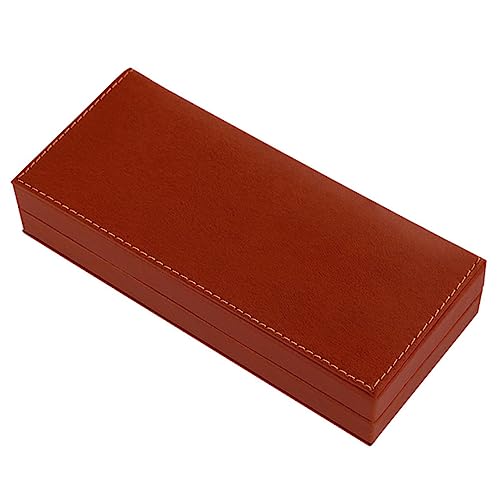 NOLITOY Multi Funktions Stiftetui PU Leder Stiftbox für Schreibwaren Praktische Aufbewahrungslösung Braun für und Bürobedarf von NOLITOY