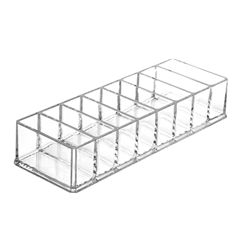 NOLITOY Multifunktionale Kosmetik Aufbewahrungsbox Transparente Fächer Lidschatten Organizer Mit Abnehmbaren Trennwänden Für Schminkutensilien Praktischer Kosmetikdisplay Für Bad Und von NOLITOY