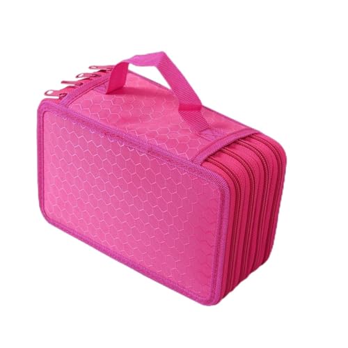 NOLITOY Multifunktionales Lagenes Federmäppchen mit Fächern Nylon Stifteetui für Mädchen und Jungen Großer Buntstifte Organizer mit Extra Platz für Radierer und Anspitzer Tragbar für von NOLITOY