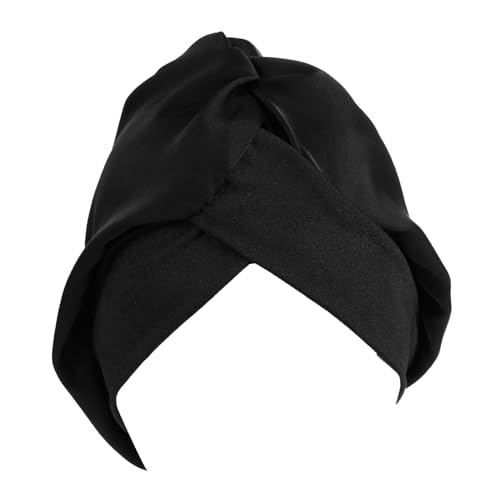 NOLITOY Nachtmütze aus Seidenimitat Haarpflegekappe breitseitige Nachtmütze seidige Mütze Schlafmütze aus Seide pädiprotect schutzzelt fixion Damen Schlafmütze elastischer Schlaf Die Seide von NOLITOY