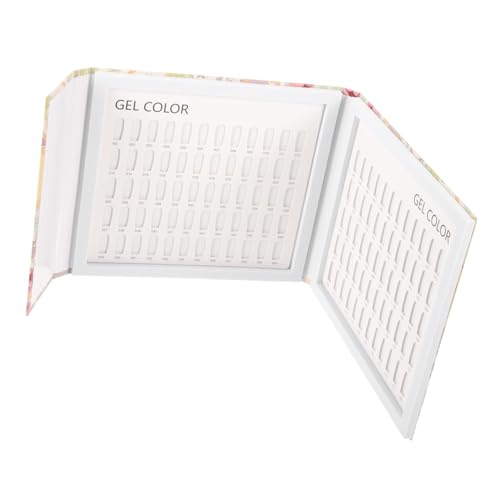 NOLITOY Nagelfarben Display Buch mit Farben Nagellack Farbpalette Nail Color Sample Book Nagelstudio Nail Polish Sample Card aus Langlebigem von NOLITOY