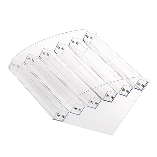 NOLITOY Nagellack Organizer Mehrschichtig Transparent Für Lippenstift Ätherische Öle Aufbewahrungstablett Schminkorganizer Schreibtisch Organizer Platzsparend von NOLITOY