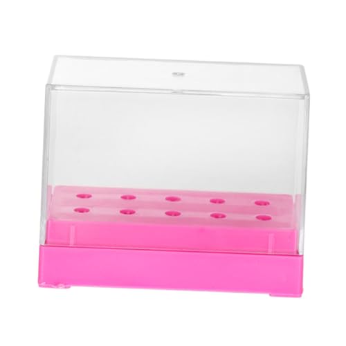 NOLITOY Nail Drill Bits Aufbewahrungsbox Transparent Langlebig mit Praktischem Lochhalter für und Heimgebrauch Kompakte Nagelfräser Polierkopf Organizer Multifunktional und Robust NOLITOY Nail Drill Bits Aufbewahrungsbox Transparent Langlebig mit Praktischem Lochhalter für und Heimgebrauch Kompakte Nagelfräser Polierkopf Organizer Multifunktional und Robust von NOLITOY