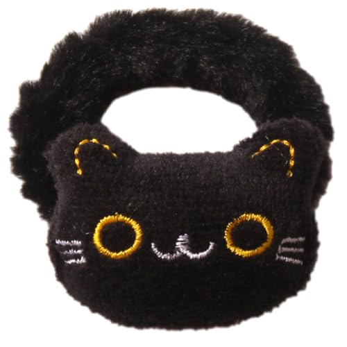 NOLITOY Niedlicher Katzen-Haargummi Elastischer Pferdeschwanzhalter Tier-Elastisches Haarband Für Frauen Und Mädchen Haar-Accessoires Für Dickes Und Dünnes Haar von NOLITOY