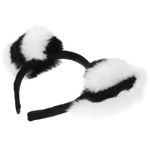 Ohren Stirnband Künstliche Tierohren Haarreifen Fuchs Cosplay Kostüm Kopfschmuck Für Geburtstag Karneval Halloween Schwarz von NOLITOY