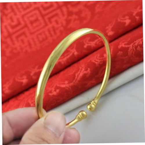 NOLITOY Open mouth Fashion Bangle Damen Armreif aus Messing Elegantes Armband mit Glatter Oberfläche Simulierter Babysbreath Stil Schmuck für Frauen und Mädchen Geschenkidee für Hochzeit NOLITOY Open mouth Fashion Bangle Damen Armreif aus Messing Elegantes Armband mit Glatter Oberfläche Simulierter Babysbreath Stil Schmuck für Frauen und Mädchen Geschenkidee für Hochzeit von NOLITOY