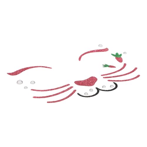 NOLITOY Aufkleber Kaninchen Gesicht Glitter Für Party Cosplay Dekoration Osterjuwel Süß Glänzend Bühne Make-up Temporär Körper Kunst Handwerk Zubehör von NOLITOY